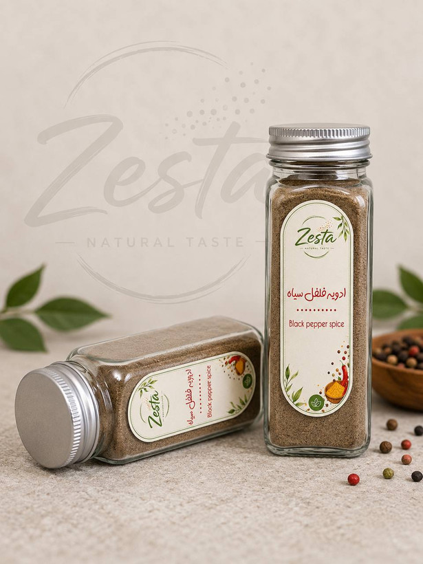 ادویه فلفل سیاه زستا